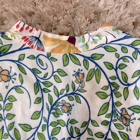 Anthropologie Bl^nk Stephanie Floral Top Size S - Picture 12 of 13